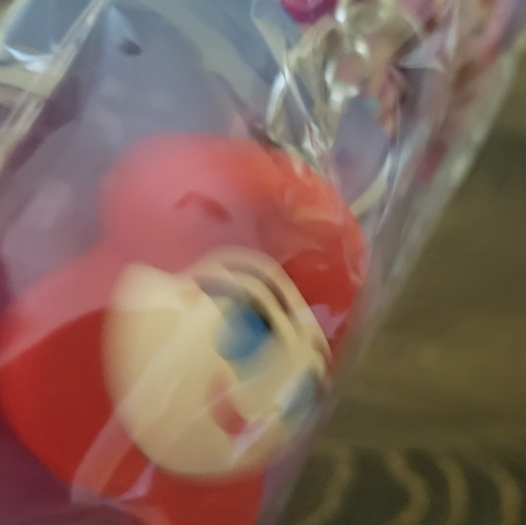 2/$10 Ariel 3D Keychain Little Mermaid Disney Princess NEW Bag Charm - Picture 5 of 6